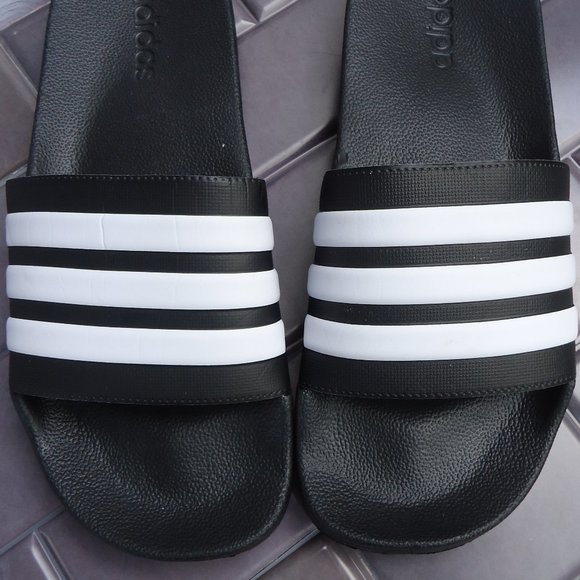 SIZE 12. ADIDAS Men\'s Adilette Cloudfoam Slides - Athletic Sandals. main image 11